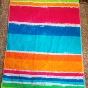 New with tag Striped Tropical Color Oversized Beach Towel